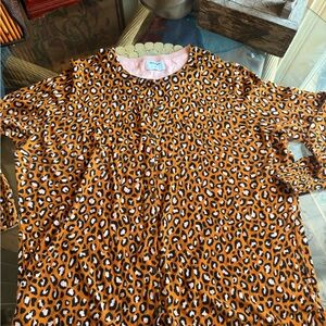 Old Navy Animal Print Cardigan in Tan and Black